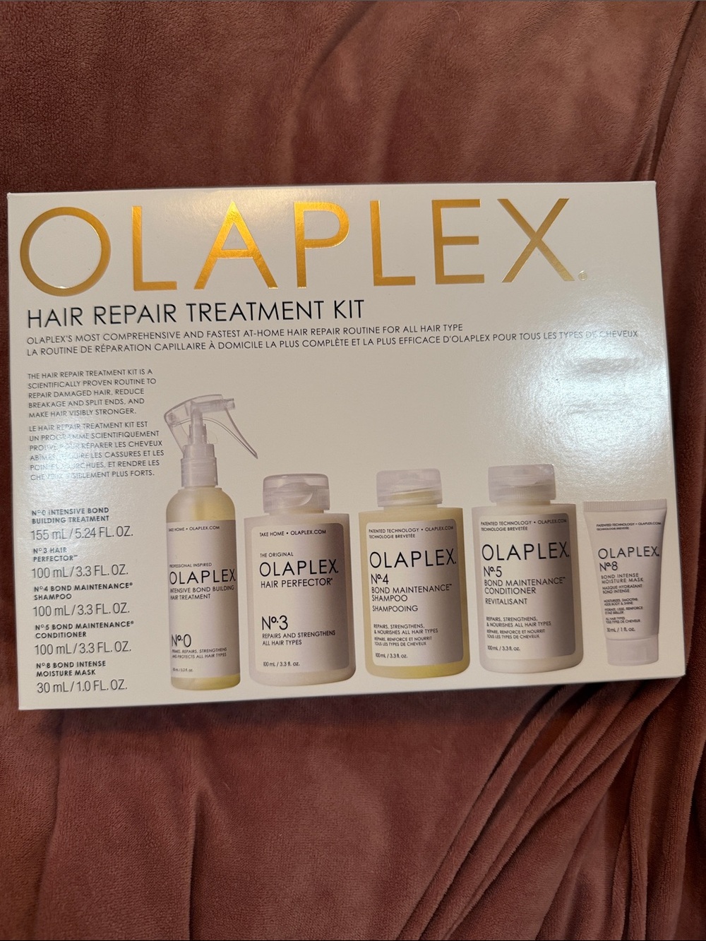 OLAPLEX Hair Repair Treatment Kit – White & Gold